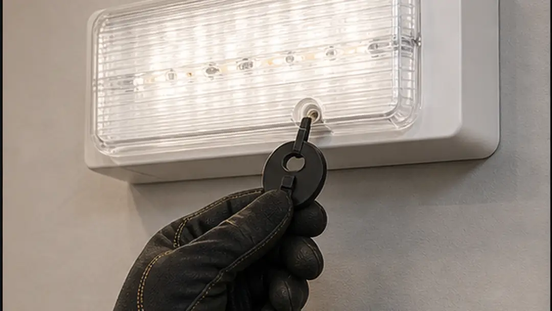 Illustrative emergency lighting installation work in Forfar